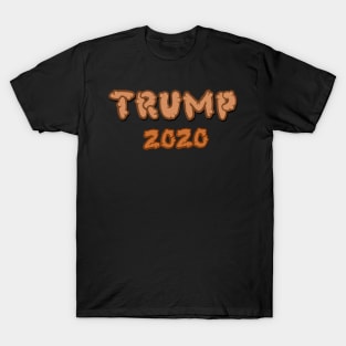 Turd Shaped Font Funny Trump 2020 T-Shirt